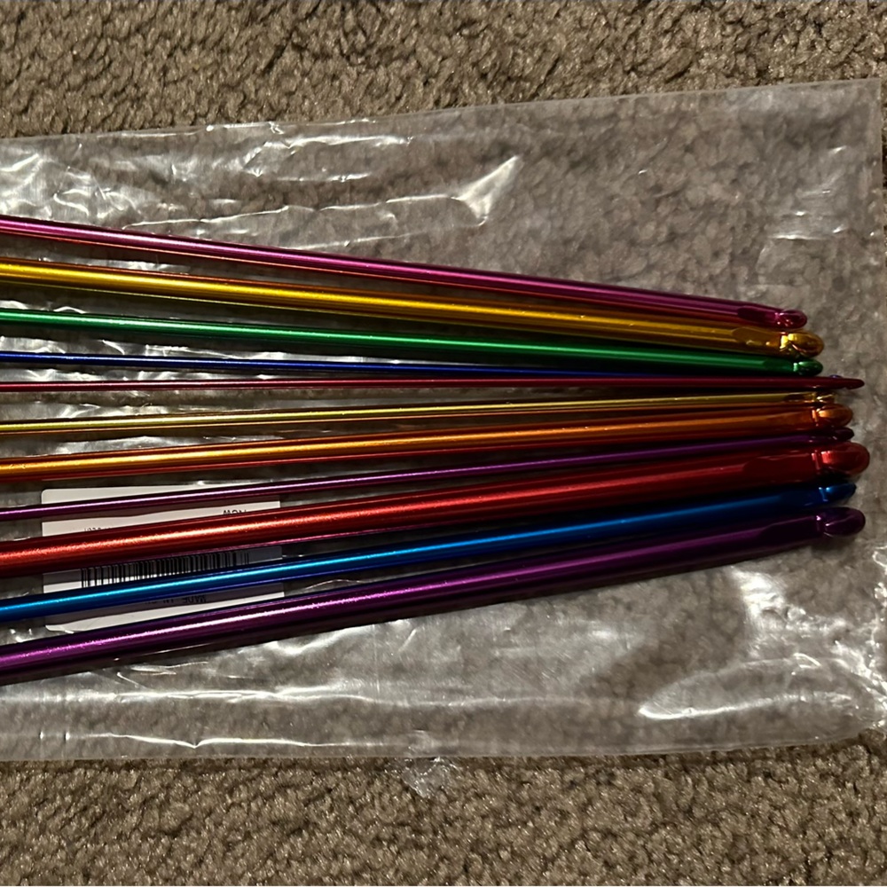 Tunisian crochet hooks set